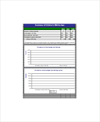 Baby Weight Percentile Chart Template 5 Free Excel Pdf