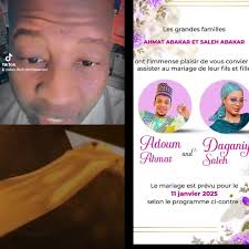 Kousseri : Mariage d'Adoum Ahmat le 11 Janvier 2025