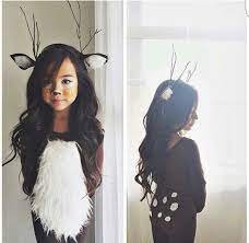 I Know That This Is A Lil Kids Costume But Being A Deer Could Be A Cute And Easy Cute Halloween Costumes Halloween Costumes For Girls Cool Halloween Costumes
