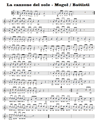 Si ripetono fino all'ultima parola della canzone quindi, anche per questo l'abbiamo classificata come canzone facile. Musica E Spartiti Gratis Per Flauto Dolce Battisti La Canzone Del Sole Canzone Spartiti Musicali Musica Folk
