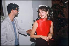 LIO - Avec Etienne Daho, dans les années 80. Avec Etienne, on a collaboré  sur Week-end à Rome (passage en italien "la notte la notte" - j'avais une  angine, ce qui a