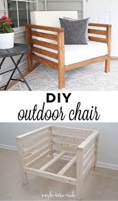 Diy Outdoor Chair Diy Outdoor Furniture Home Diy Furniture Projects