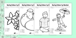 Today's card is super easy for a beginner, but be sure to check out the video, because i share a card i did awhile back where i stamped a bunch of. Springtime Color By Number Teacher Made