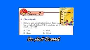 Uji Kompetensi 7 Matematika Pg 1 10 Kelas 8 Bab 7 Lingkaran Hal 113 117 Semester 2 Youtube