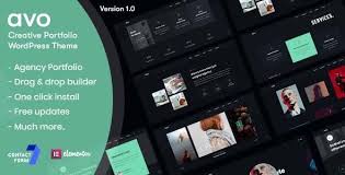 Download Avo Creative Portfolio Agency Wordpress Theme Free Nulled Creative Portfolio Wordpress Theme Portfolio Wordpress Theme
