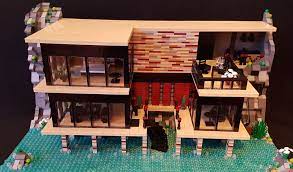 Lego Moc Modernes Leben Am See Haeuser aus lego steinen 2 | buchvorstellungbenbricks. lego moc modernes leben am see