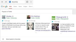 The Google Twitter Deal Goes Live Giving Tweets Prominent Placement In Google S Results Twitter Video News Izombie