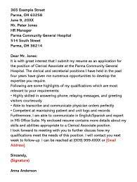 This is the perfect way to express how your specific skills are relevant to the open position. Sample Clerical Cover Letter And Examples Writing Tips