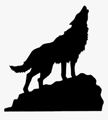 Canine head line art outline pack logo. Silhouette Sillhouette Shilouette Wolf Howl Howlingwolf Howling Wolf Clipart Hd Png Download Kindpng