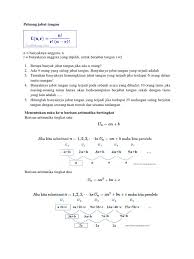 Rpp barisan dan deret geometri from s1.studylibid.com rumus pada barisan dan deret aritmetika. Rumus Deret Aritmatika Bertingkat Siswapelajar Com