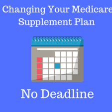 Anyone on medicare can make coverage changes during this time that then go into effect the following year. When Can I Change Medicare Supplement Plans Boomer Benefits Medicare Supplement Plans Medicare Supplement Medicare