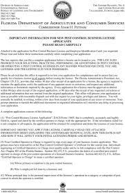 While performing or soliciting pest control. Pest Control Business License Application Instruction Sheet Pdf Free Download