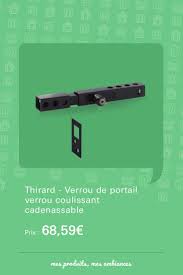 Verrou De Portail Coulissant Cadenassable Verrou Portail Portail Coulissant