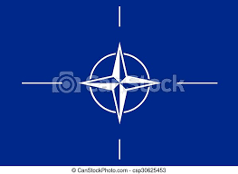 Diese nato flagge besteht aus polyester mit einem gewicht von 80 g/m². Nato Flagge Vector Flag Der Nato Nordatlantischen Militarallianz Flagge Canstock