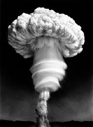 Black And White Mushroom Cloud Black And White Charcoal Art Robert Longo Art Photography