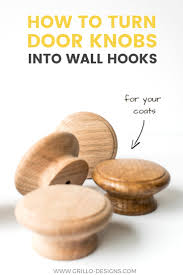 Hooks come in handy in many kitchens to keep utilitarian things like pots, pans, and utensils right similar idea, slightly different spot: How To Turn Cabinet Door Knobs Into Wall Hooks For Coats Grillo Designs