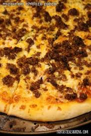 Mexican Chorizo Pizza In 2020 Chorizo Pizza Chorizo Recipes Mexican Pizza Recipe