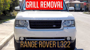 How To Remove Bumper Grill On Range Rover L322 2003 2012 Range Rover Rover Range