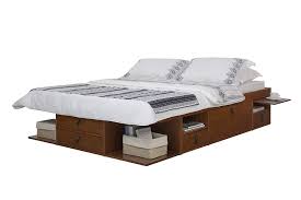 Sylvain modern queen upholstered storage platform bed. Memomad Bali Storage Platform Bed Queen Size Caramel Memomad Store