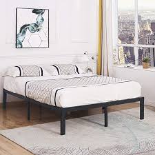 Amazon Com 3000lbs Max Weight Capacity Tatago 16 Inch Tall Heavy Duty Metal Platform Bed Frame Mattre In 2020 Platform Bed Frame Bed Frame Mattress Metal Platform Bed