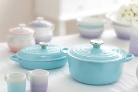 Le Creuset 2016 Springcollection Powderpink Powderblue Powderpruple Skyblue Le Creuset Cookware Kitchen Time Kitchen Tea