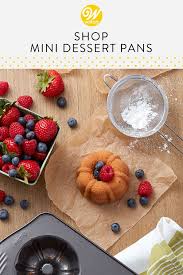 Just Because A Dessert Is Tiny Doesn T Mean You Re Baking Pan Isn T A Huge Deal Wilton Has Durable Mini Muffin Mini Cake Pans Mini Cupcake Pan Mini Desserts