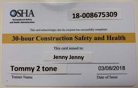 Those who wish to take additional training based on specific requirements and occupational hazards should take this course. How Can You Detect A Fake Osha Card By Justin Wigley Sms Chst Linkedin