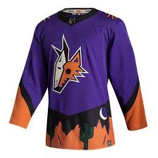The jcp coyotes pro shop has all the authentic yotes jerseys, hats, tees, apparel and more at sportsfanshop.jcpenney.com. Arizona Coyotes Adidas Adizero Reverse Retro Authentic Jersey Sport Chek