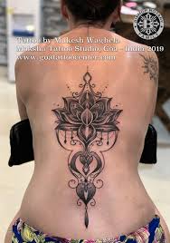 We are multiple award winning brand in tattoo industry with most creative team of tattoo artists. Lotus Tattoo Done By Mukesh Waghela At Moksha Tattoo Studio Goa India Goa Tattoo Center