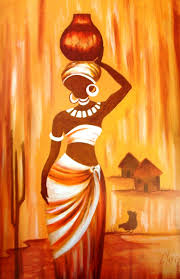 African Woman Original Oil Painting Available Directly From Artist African Art Paintings Africa Art African Paintings