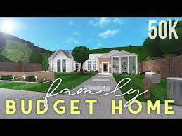 Family Budget Home 50k Bloxburg Build Alixia Bloxburg House Bloxburg House Ideas Bloxburg Homes