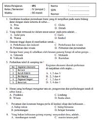Soal uraian ips kelas 8 semester 1 kurikulum 2013. Best Soal Ips Kelas 8 Semester 2 Dan Kunci Jawaban Pilihan Ganda
