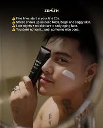 Don't wait until your face becomes the problem — start caring before the  signs show. Keep your skin firm, smooth, and youthful with Zenith — because  prevention always looks better than cure.