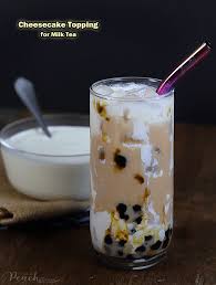 Cheesecake Topping For Milk Tea Ala Macao Imperial Tea The Peach Kitchen Recipe Milk Tea Cheesecake Toppings Milk Tea Recipes