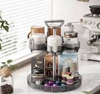 Amazon.com: MEGAPUXIN Rotating Coffee Bar Accessories ...