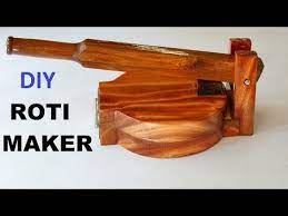26 How To Make Roti Maker At Home Wooden Roti Machine Youtube Roti Wooden Maker