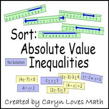 Student Pick An Absolute Value Inequality After Working The Problem They Find The Ma Absolute Value Inequalities Graphing Inequalities Compound Inequalities