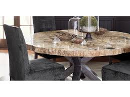 Petra 54 Round Petrified Wood Dining Table Wood Dining Room Table Round Dining Table Glass Round Dining Table