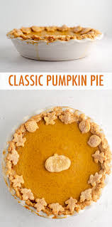 Two hints for a better result: Classic Pumpkin Pie