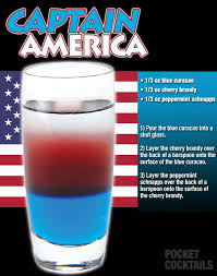 Captain America In 2020 Alcohol Drink Recipes Mixed Drinks Alcohol Vodka Recipes Drinks