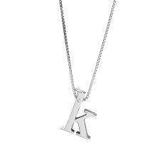Letter K Silver Diamond Pendant Diamond Sterlingsilver Initials Letter Pendant Necklace Silver Diamonds Diamond Pendant Silver