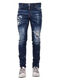 Amazon Com Dsquared2 Blue Men Skinny Cool Jean S74lb0420