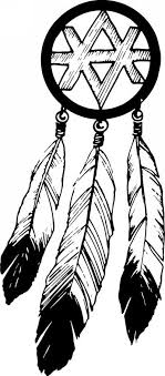 Color feathers set hand sketched tribal vector. Native American Dreamcatcher Sticker 5 Car Stickers Decals Dream Catcher Coloring Pages Dream Catcher Native American Native American Drawing