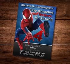 Invitation Card Spiderman Birthday Invitation Template Free Download Dianaprintart I Will Design For You Birthday Party Invitation Cards For 10 On Fiverr Com Spiderman Birthday Invitations Birthday Invitations Party Invitations Kids