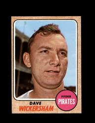 1968 DAVE WICKERSHAM TOPPS #288 PIRATES *R4628