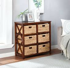 3 Tier X Side End Table Cabinet Storage With 6 Baskets In White Repacked For Sale Online Ebay