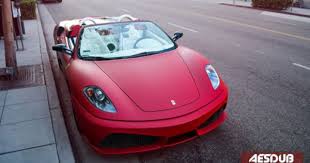 Ferrari F430 In Matte Red Ferrari F430 Ferrari Sports Car
