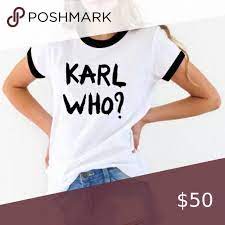 Free With Purchase Karl Who Varsity T Shirt Clothes Design Sweatshirt Shirt Shirts