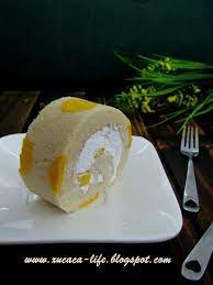 butter flour me 爱的心灵之约 彩绘蛋糕 芒果蛋糕卷 cake roll food cake
