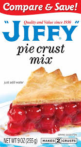 Box of Jiffy Pie Crust mix